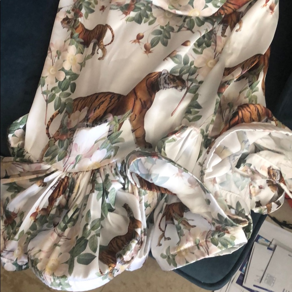 Eugenia Fernandez Flower and leopard 🐆 dress - Picture 8 of 8